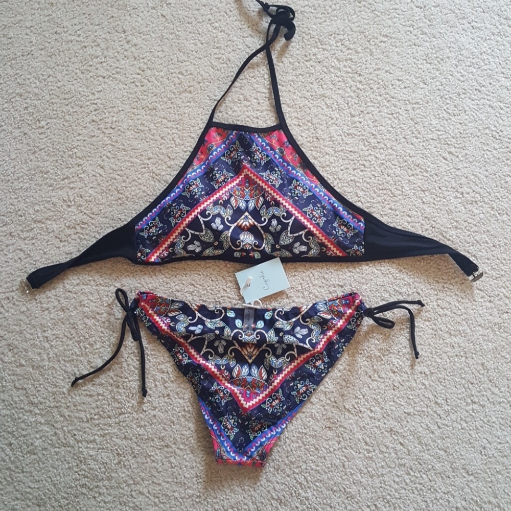 patterned cupshe bikini